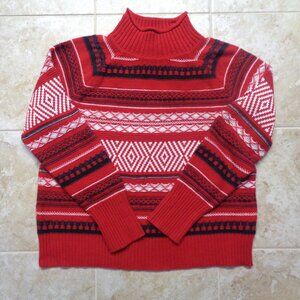 CHAPS Mock Turtleneck Knit Sweater